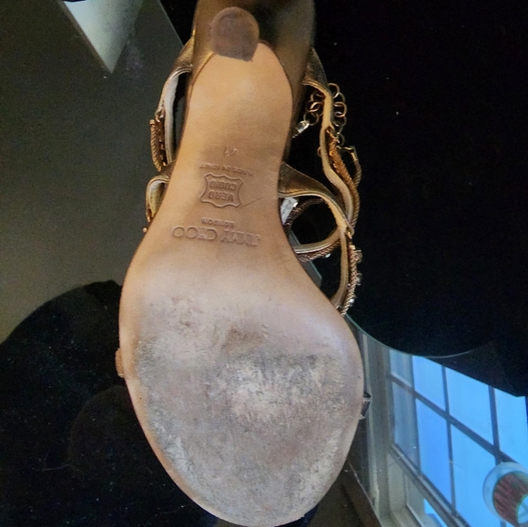 Jimmy choo gold metallic heels - Picture 2 of 4
